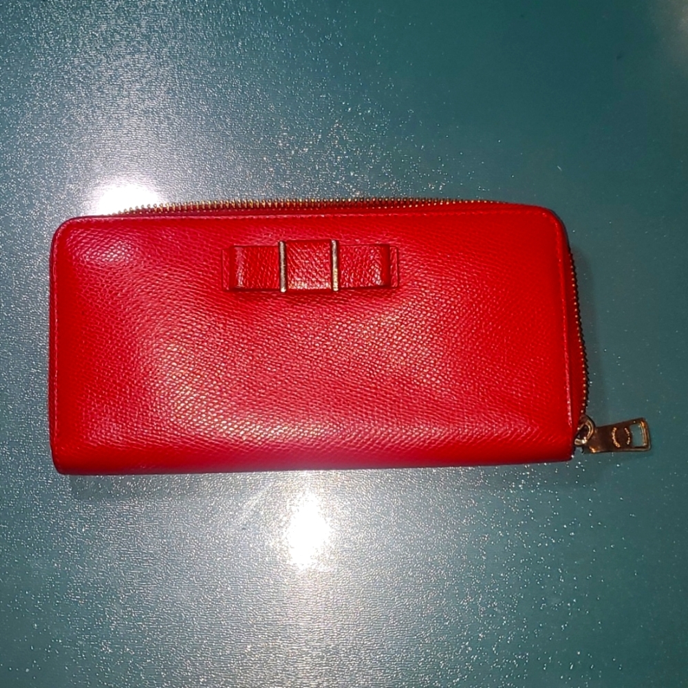 Red Coach Wallet